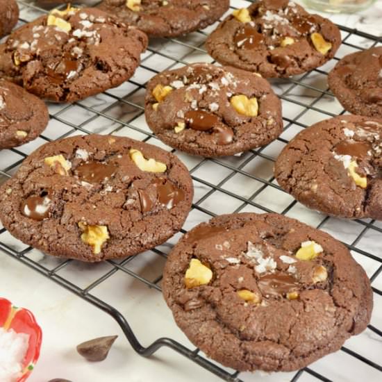 Spicy Double Chocolate Cookies