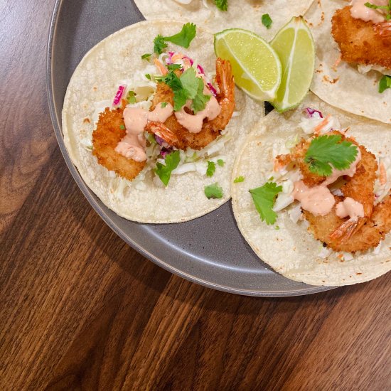 Crispy Shrimp Tacos