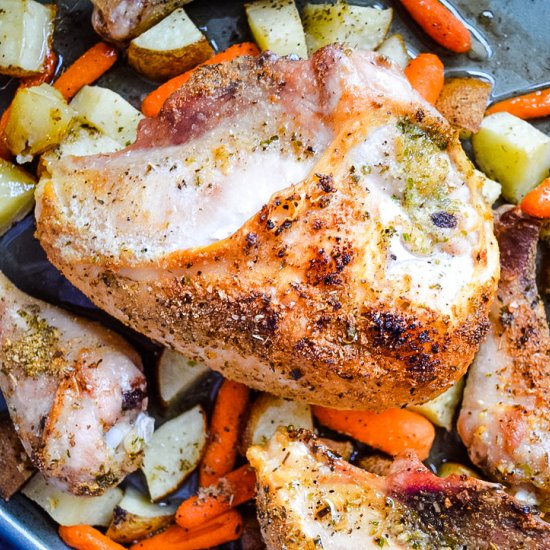 Roasted Chicken and Potatoes