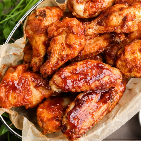 Air Fryer Honey BBQ Wings