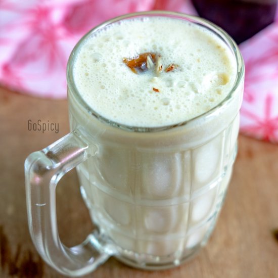 Banana Gulkand Milkshake