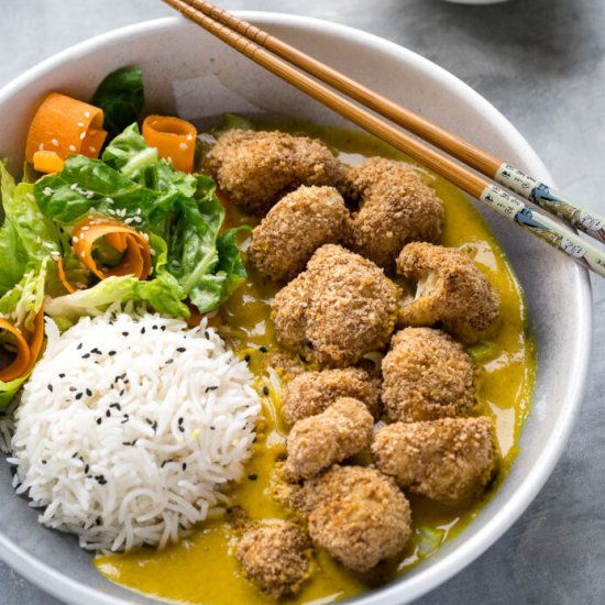 Katsu Curry with Cauliflower