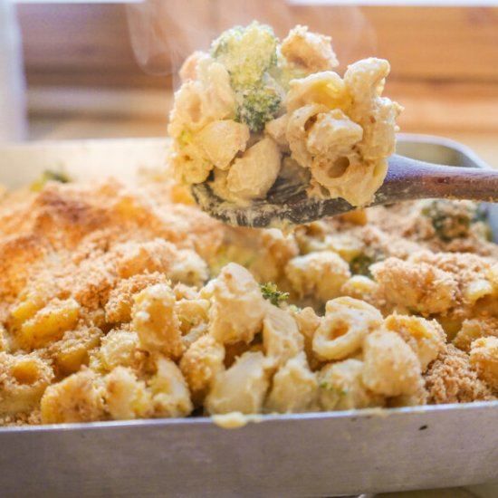 Vegan Broccoli Mac and Cheese