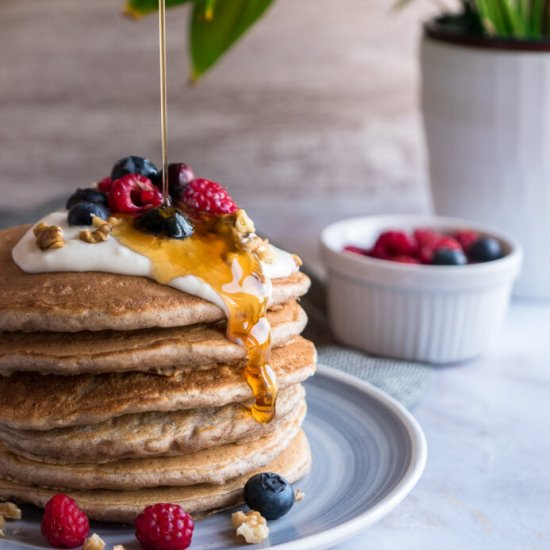 Dairy Free Pear Pancakes