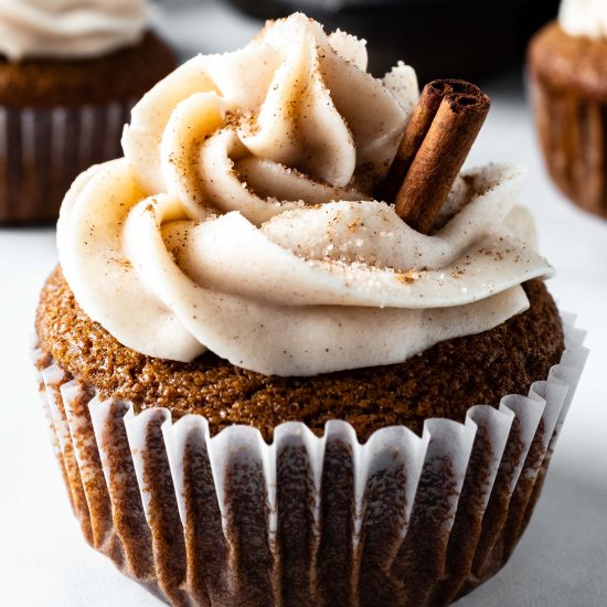 gingerbread cupcakes