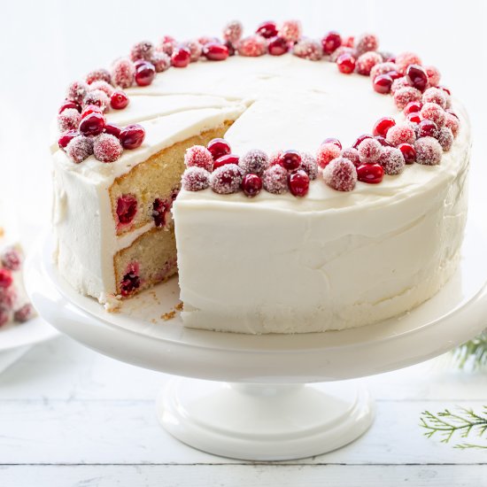 Cranberry Christmas Cake