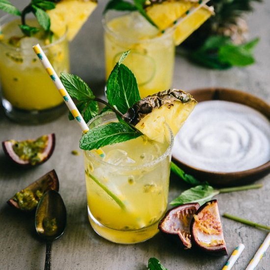 Passion Fruit Pineapple Margaritas