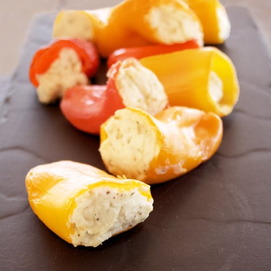 Peppers Stuffed with Goat Cheese