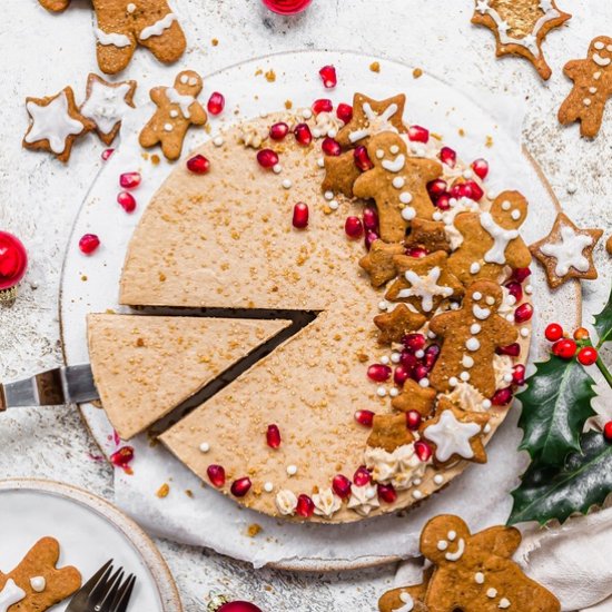 No-Bake Gingerbread Cheesecake