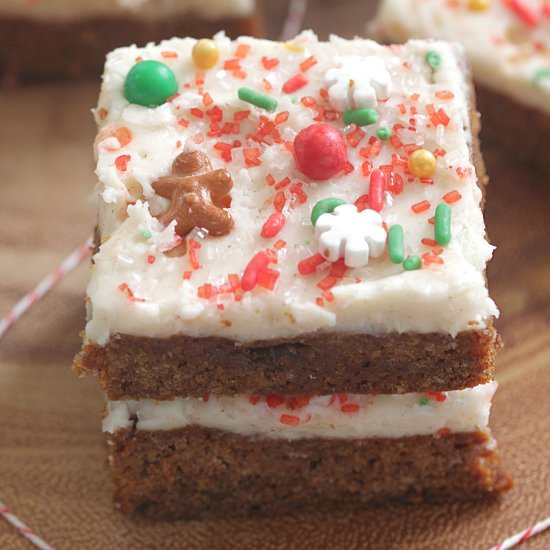 Gingerbread Bars