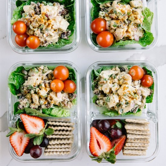 curried chicken salad snack packs