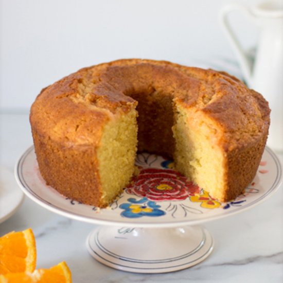 Orange Sour Cream Cake