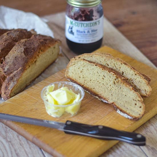 GF Sourdough Ginger Ale Bread