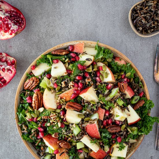 Wild Rice and Apple Salad