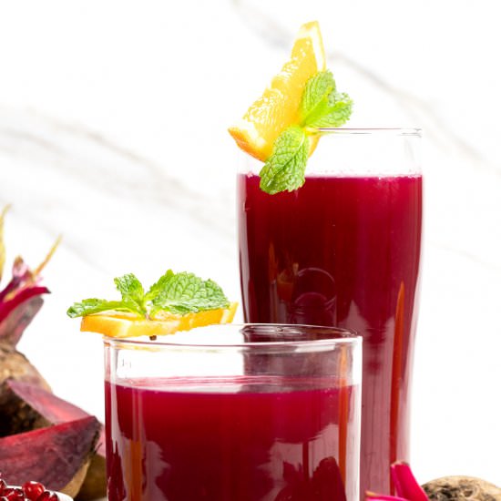 Healthy Orange Beet Juice Recipe