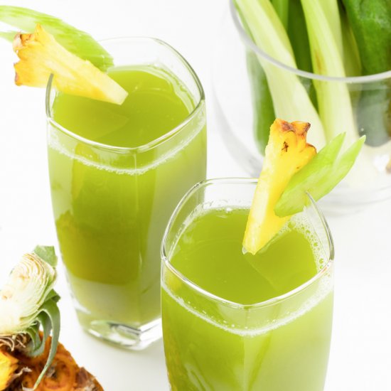 Healthy Pineapple Celery Juice