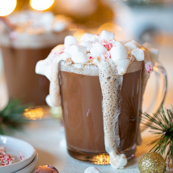 HOMEMADE PEPPERMINT MOCHA LATTE