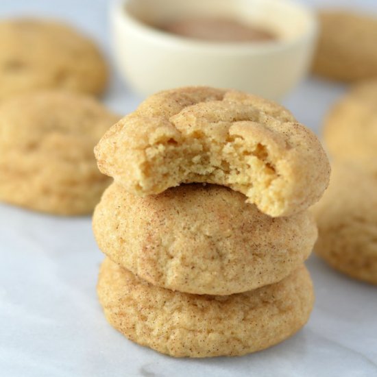 Eggnog Snickerdoodles