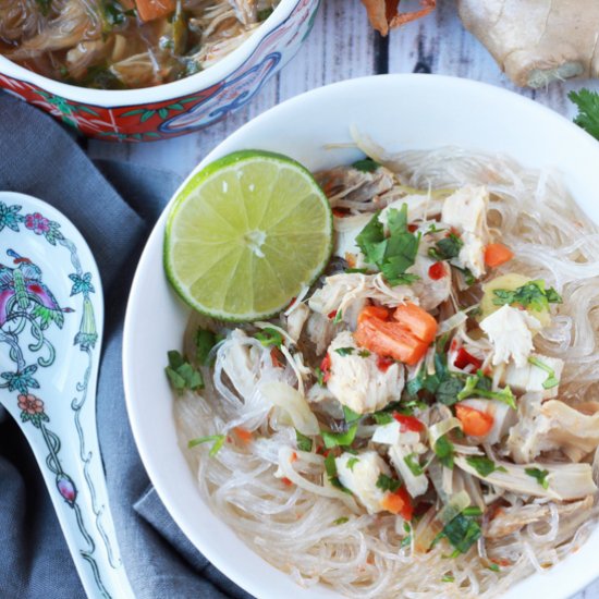 Asian-Inspired Turkey Noodle Soup