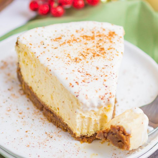 Eggnog Cheesecake