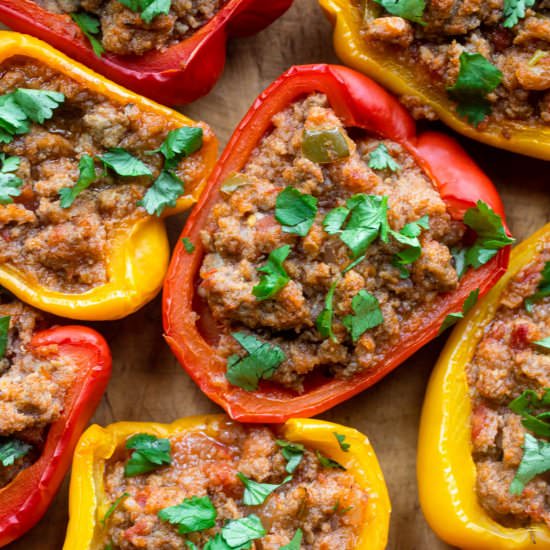 Whole30 Stuffed Peppers