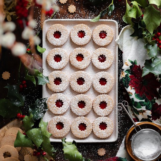 Gluten-Free Linzer Cookies