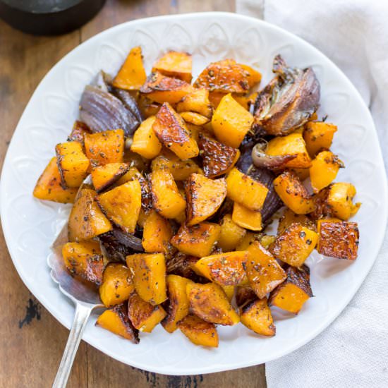 Maple Roasted Butternut Squash