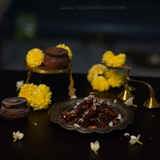 Sweet rajma sundal recipe