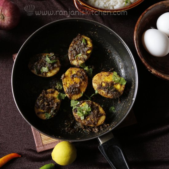 Chettinad style egg pepper fry