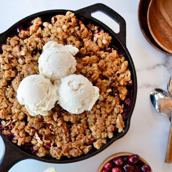 Orange Cranberry Crisp