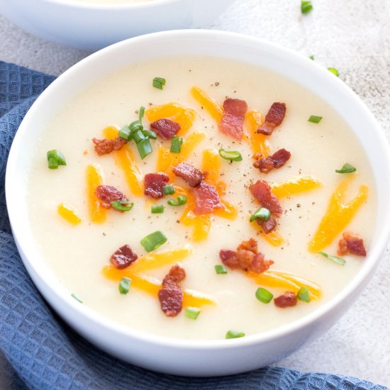 4-Ingredient Slow Cooker Potato Sou