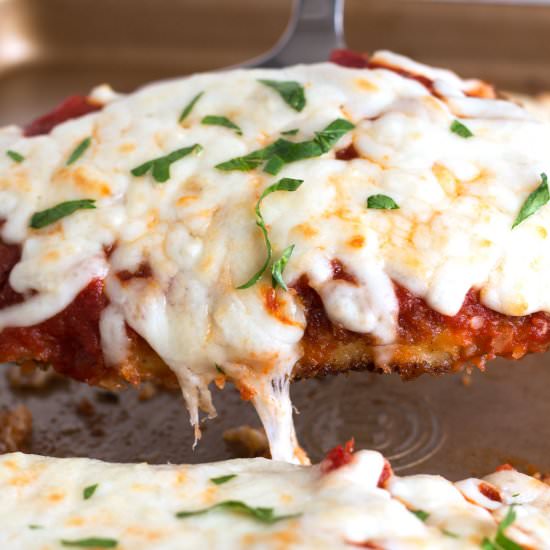 Crispy Chicken Parmesan