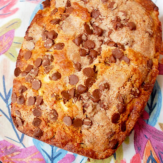 Apple chocolate chip bread