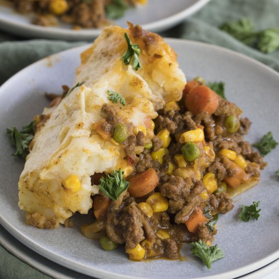 Tikka masala shepherd’s pie