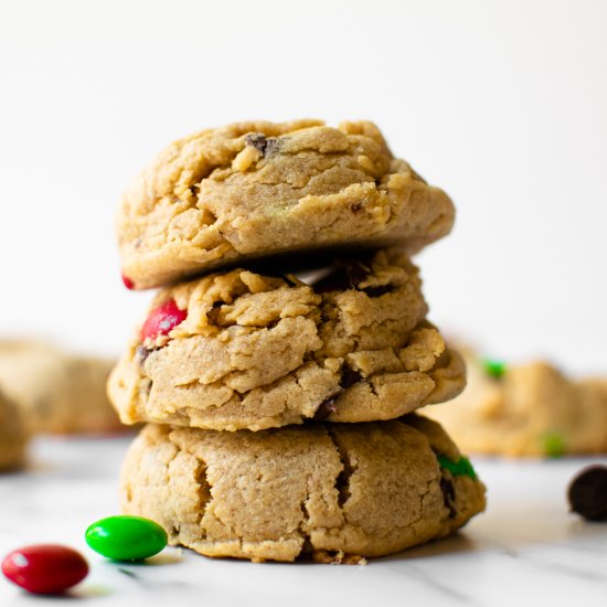 Soft & Thick Monster Cookies