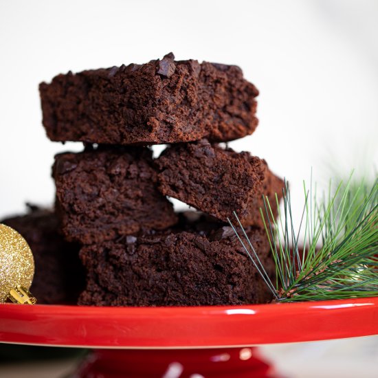 SUGAR FREE VEGAN CARAMEL BROWNIES