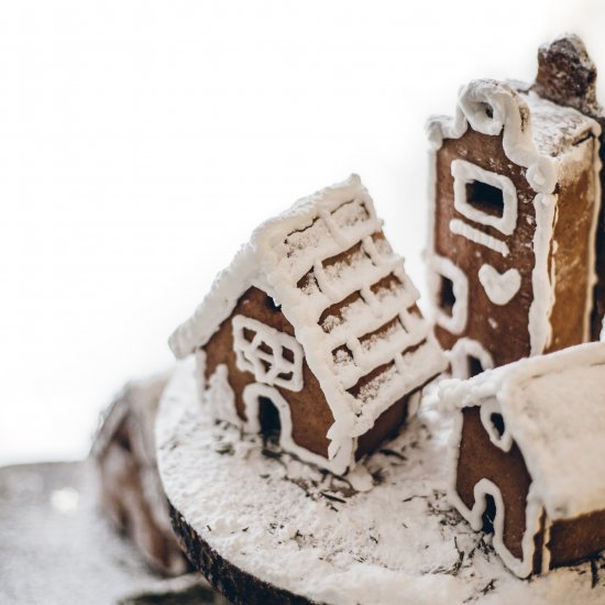 Christmas gingerbread village