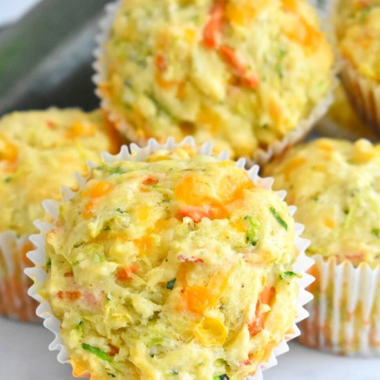 Savory Veggie Muffins