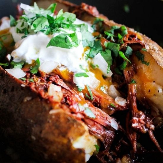 Birria Baked Potato