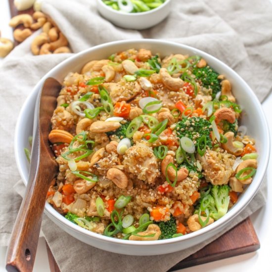 Instant Pot Quinoa “Fried Rice”