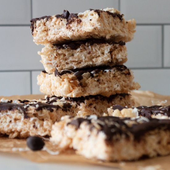 Choc. Coconut Rice Krispie Treats