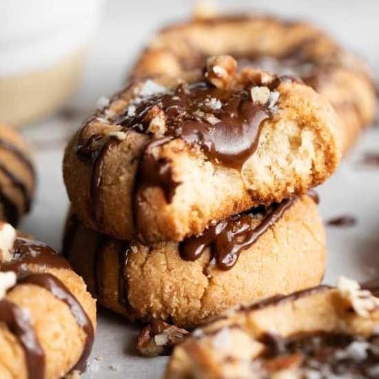 Healthy Salted Caramel Cookies