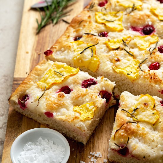 Festive Winter Squash Focaccia