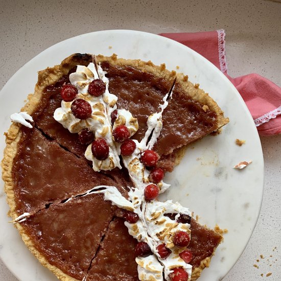 Cranberry Curd Tart