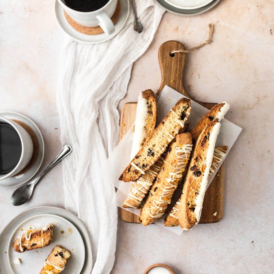 Cranberry Orange Biscotti