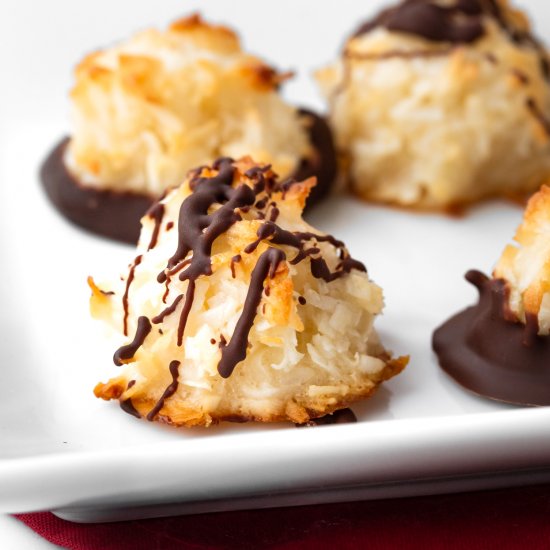 Chocolate Coconut Macaroons