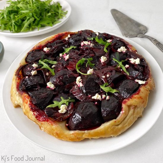 Beetroot, Onion & Feta Tarte Tatin