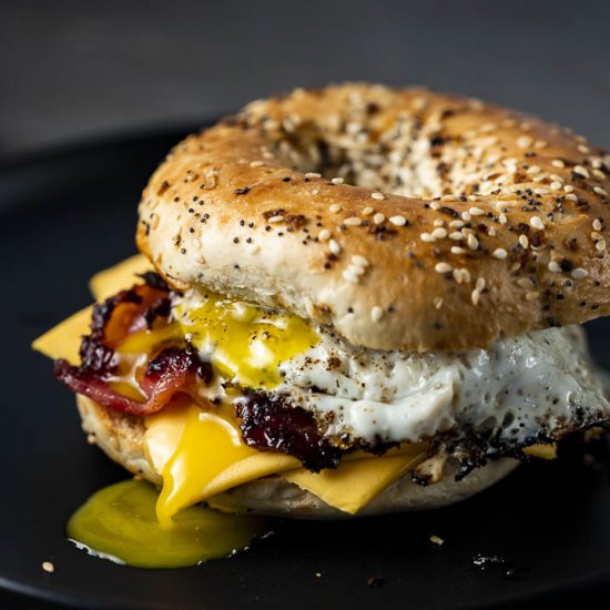 Ultimate Bagel Breakfast Sandwich