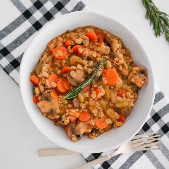 Mushroom + Barley Stew