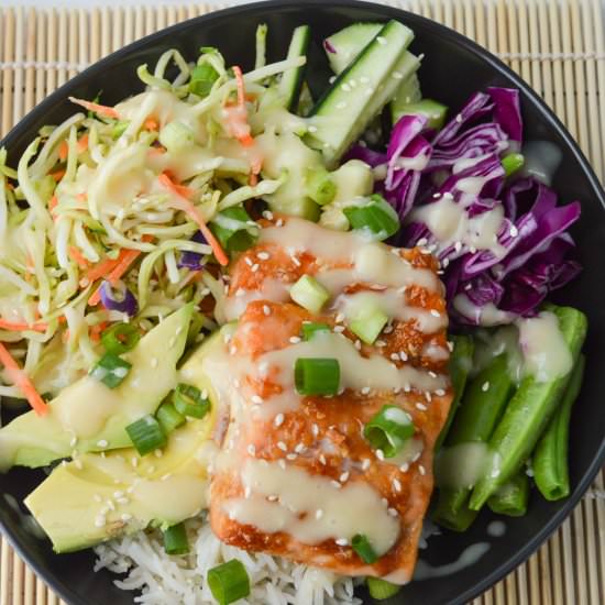 Asian Salmon Salad